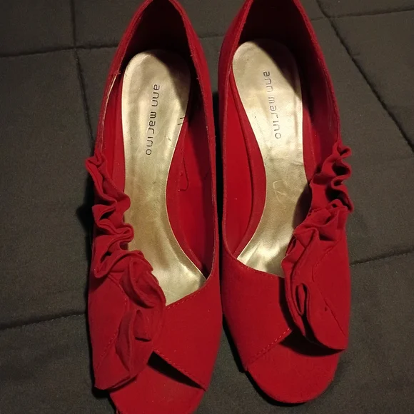 Ann Marino Red Women's Shoes - Picture 1 of 5